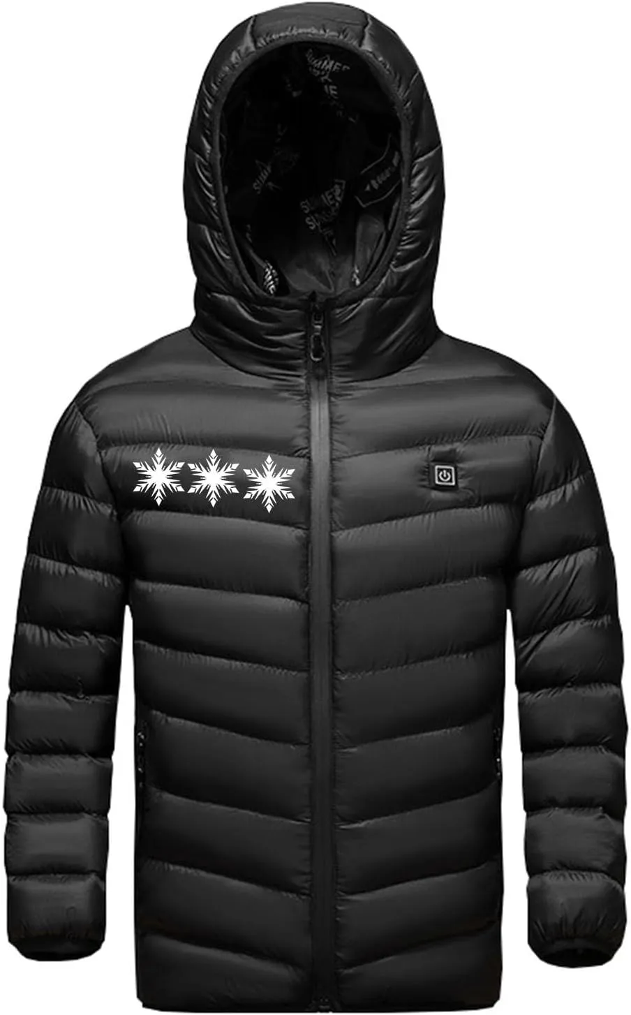 2023 Upgraded Heated Jacket for Boys Girls, Child Electric Heating Jackets Waterproof Windproof Heated Coat Outerwear
