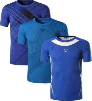 3 Packs Boy's Short Sleeve Sport Tee Shirts T-Shirts Tshirt Tops Golf Tennis Bowling Running LBS701_Pack