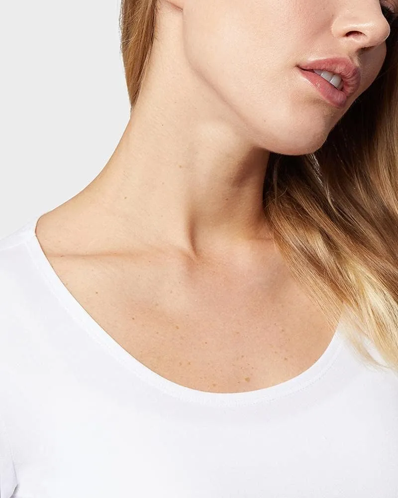 32 Degrees Heat Womens Ultra Soft Thermal Lightweight Baselayer Scoop Neck Long Sleeve Top