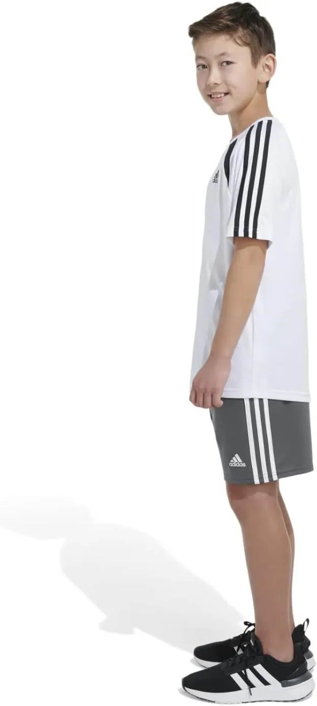 adidas Boys' Short Sleeve Aeroready Soccer T-Shirt Jersey Tee