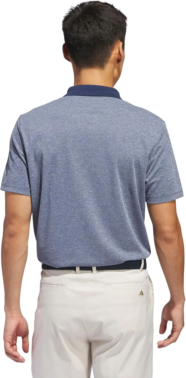 adidas Men's Performance Heathered Polo Shirt