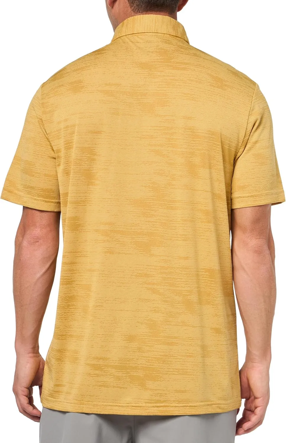 adidas Men's Ultimate365 Textured Stripe Polo Shirt
