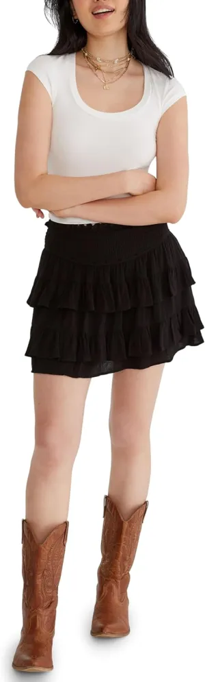 AEROPOSTALE Women's Tiered Mini Skort