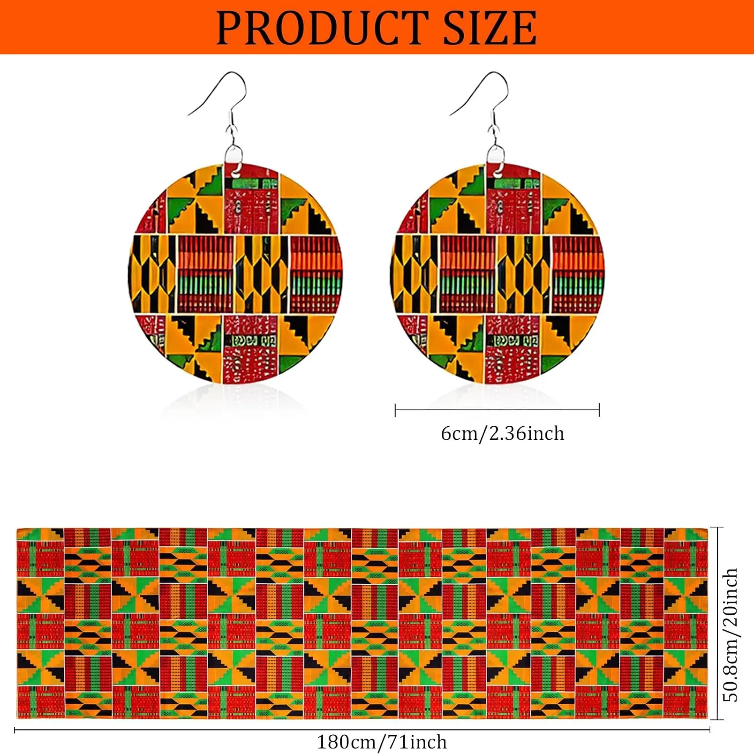 African Skirts for Women 3 Pcs Maxi Casual Dashiki Traditional Skirt High Waist Ankara Costume Boho Stretch Wrap Scarf