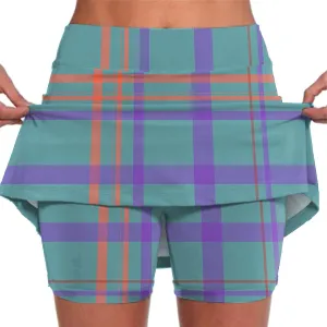 Athletic Skirts Women with Shorts Summer Tummy Control Skorts High Waist Cargo Vintage Loose Fit Plus Size Clothes