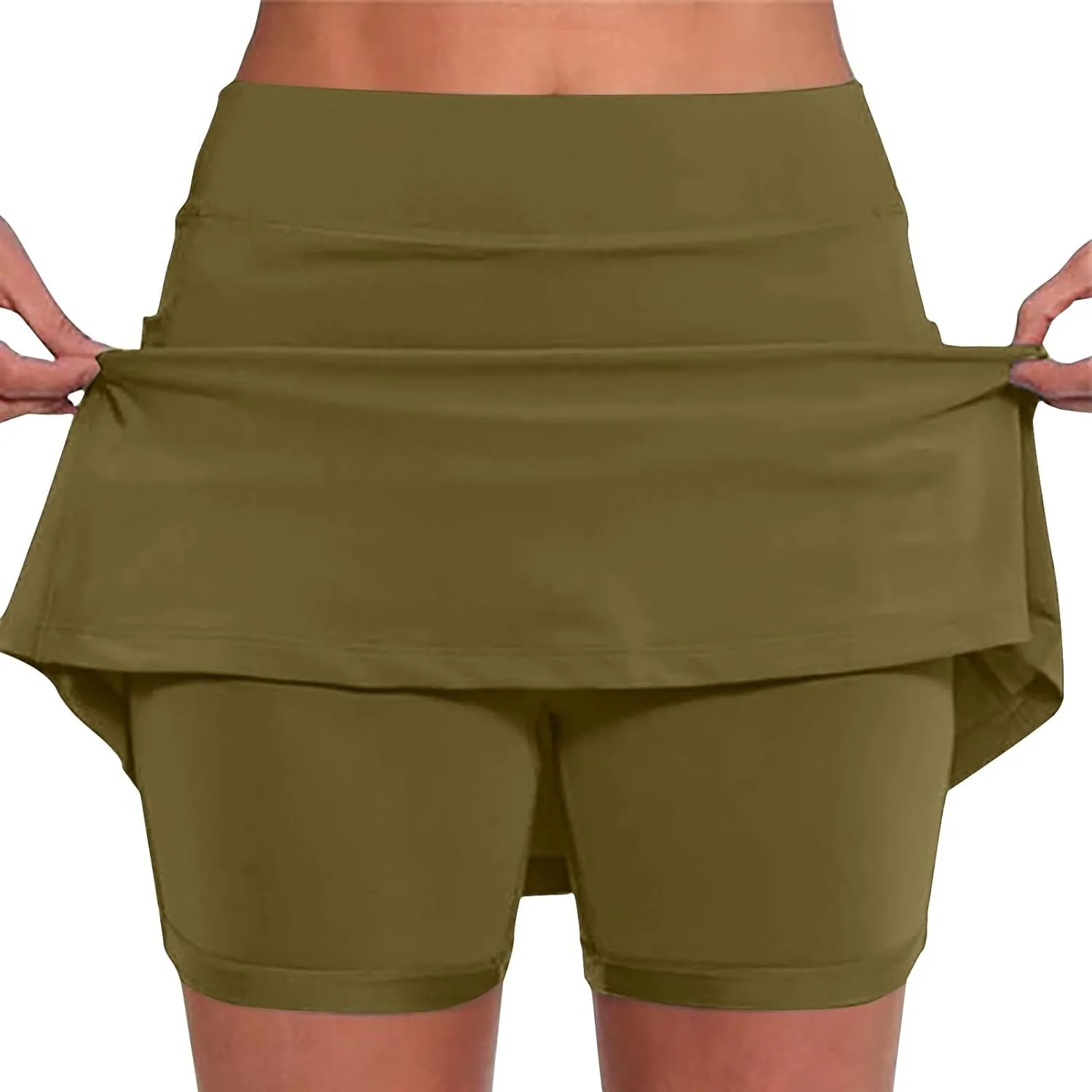 Athletic Skorts for Women Dressy Casual High Waisted Tennis Skirts Skater Cute Workout Yoga Hiking A Line Mini Skirts