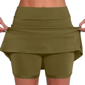 Athletic Skorts for Women Dressy Casual High Waisted Tennis Skirts Skater Cute Workout Yoga Hiking A Line Mini Skirts