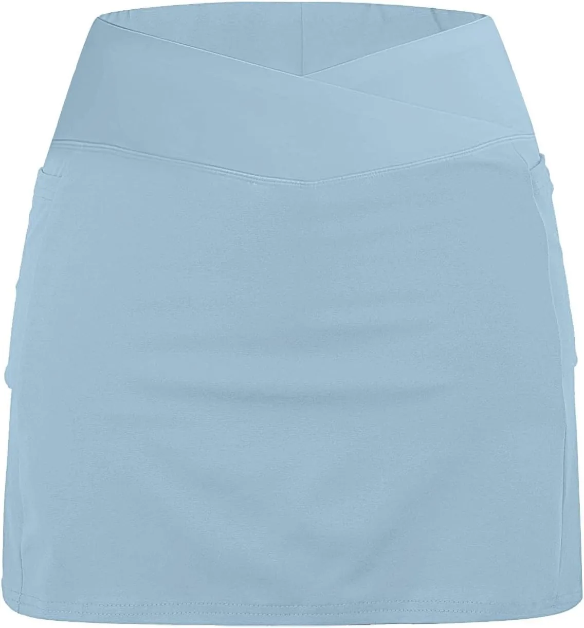 Athletic Skorts for Women Hight Waist Tummy Control Skirts Soft Elastic Shorts Tennis Yoga Skinny Casual Skort