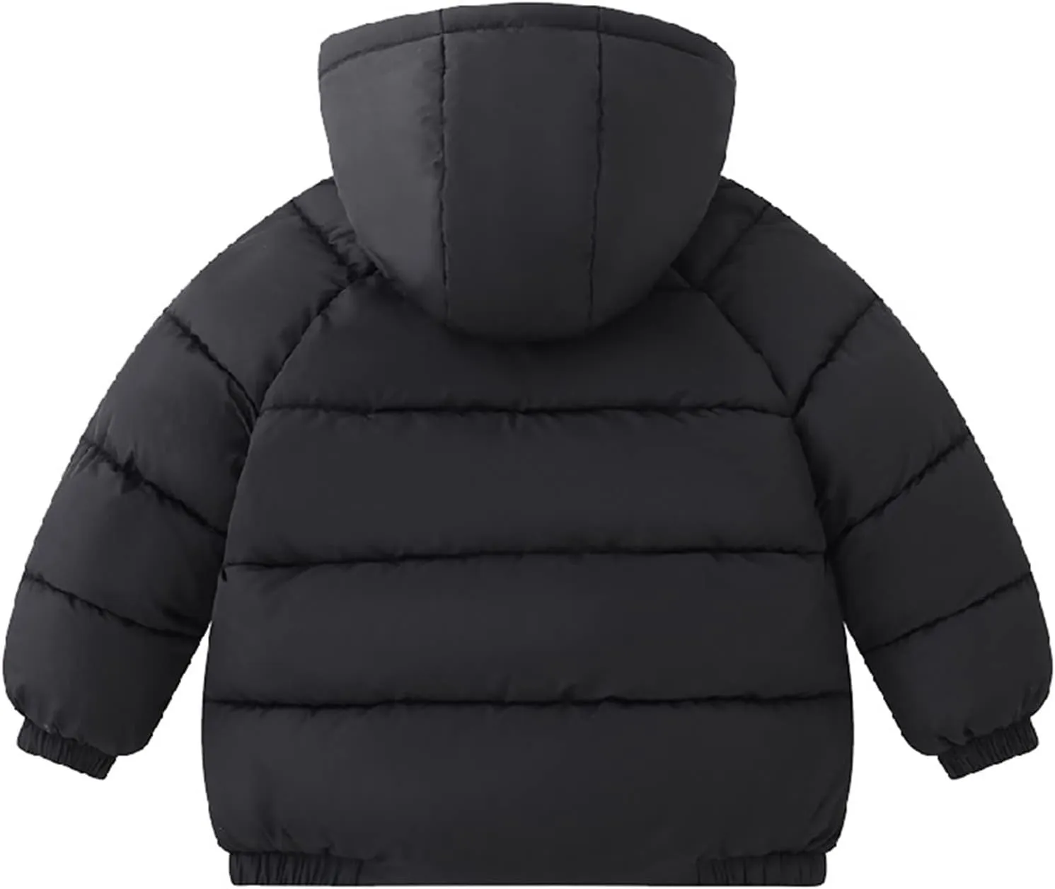 Baby Boy Girls Autumn Winter Fleece Down Coats Cotton Padded Jacket Hooded Zipper Windproof Snow Outerwear