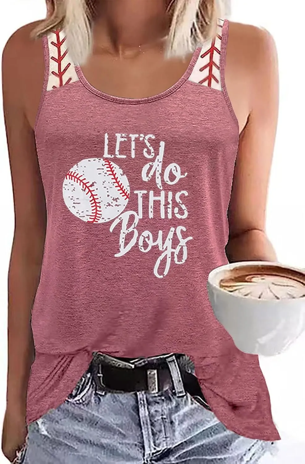 Baseball Mom Tank Tops Baseball Mama T Shirt Rub Some Dirt On It Vest Baseball Love Graphic Sleeveless Tee