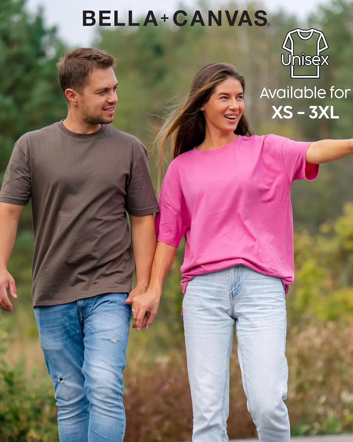 Bella Canvas Triblend T-Shirts, 3413 Bulk Shirt for Men & Women, Pack of Undershirt - Custom Color Set Remeras para Hombre