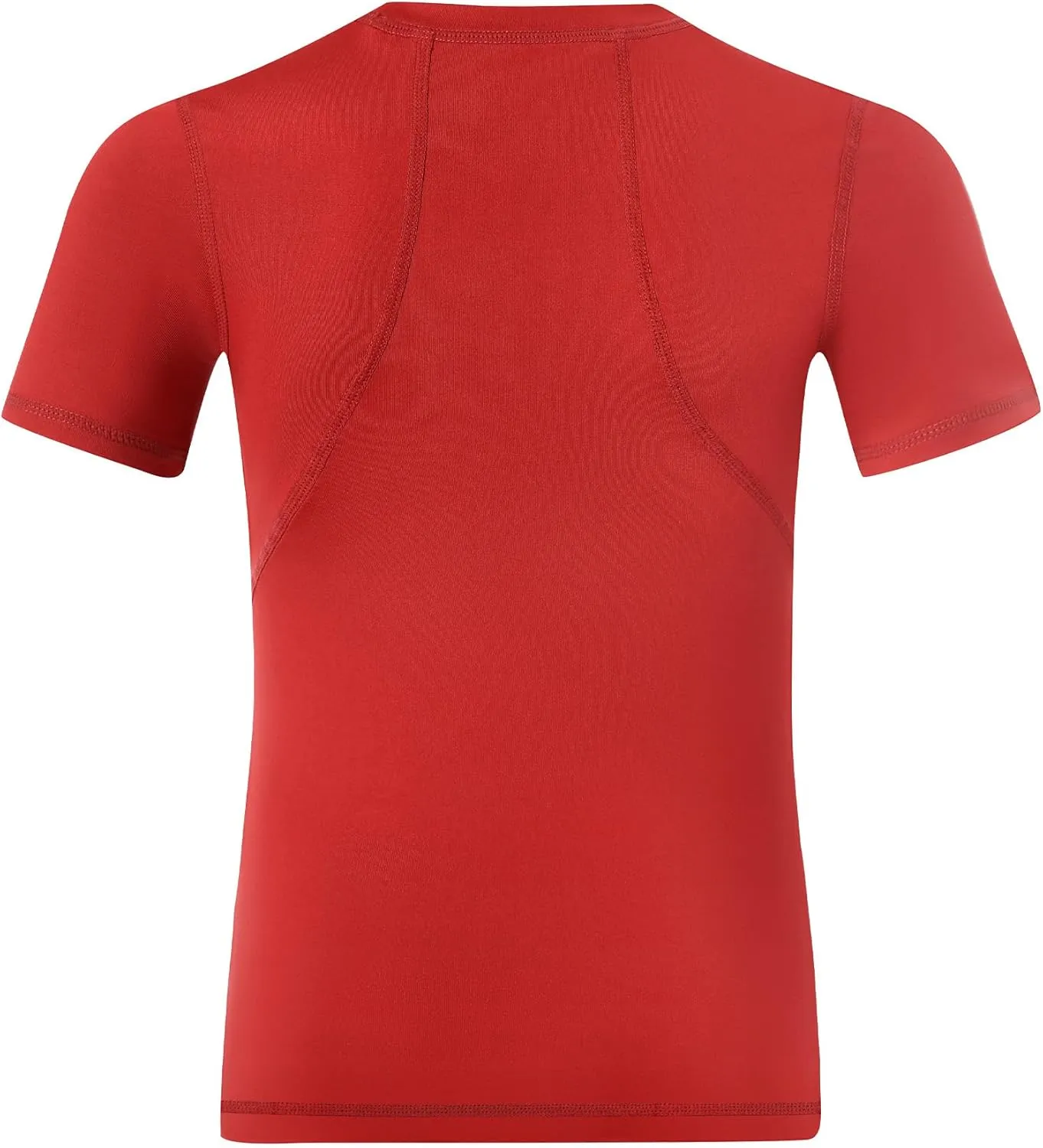 Boys Compression Shirt Short Sleeve Youth Athletic Undershirt Kids Base Layer T-Shirt for Football Basketball