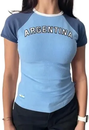 Brazil Strap Tank Top France Crop Top Y2k Shirts Graphic Tees for Women Vintage 90s Streetwear Baby Tees for Women