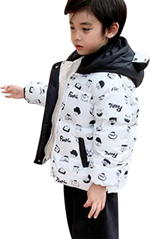 Bubble Coat Kids Kids Toddler Baby Girls Boys Winter Warm Thick Solid Cotton Long Sleeve Padded Jacket Snow Proof Jacket