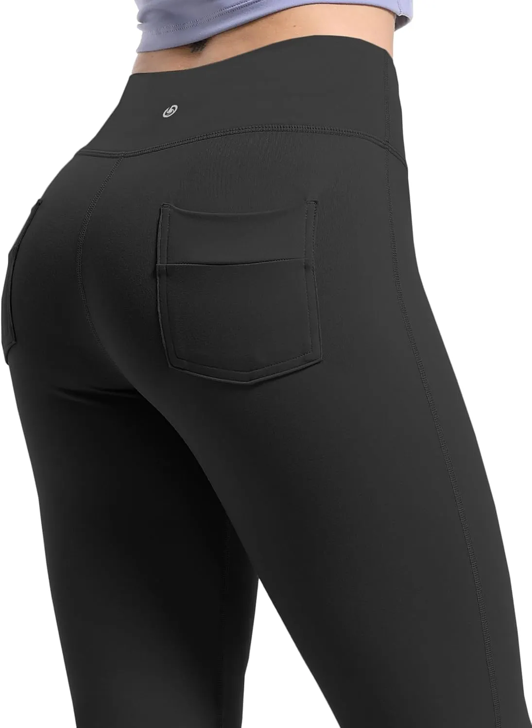 BUBBLELIME 29"/31"/33"/35"/37" Women's High Waist Straight Leg Yoga Pants Tummy Control Workout Pants with Pockets