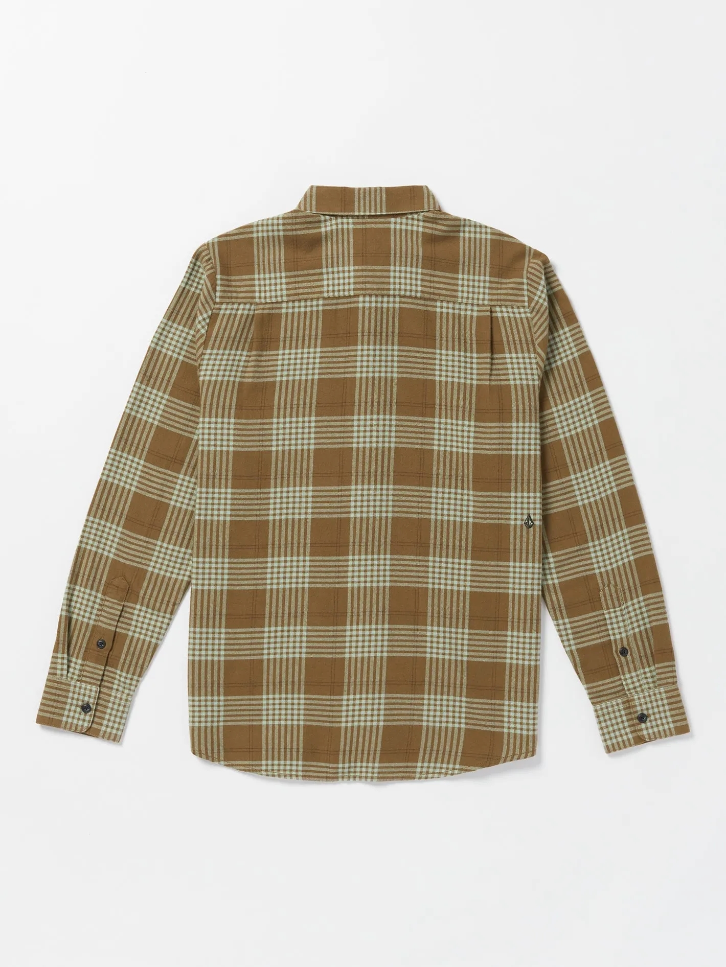 Caden Plaid Long Sleeve Flannel - Mud