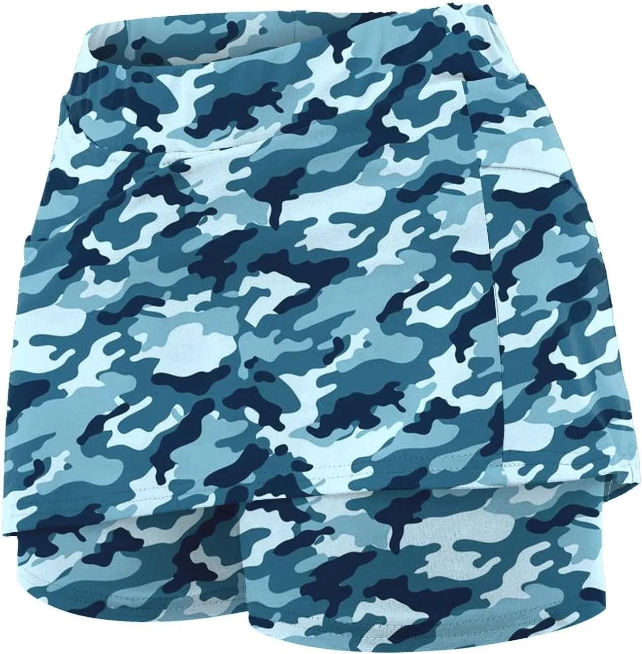 Camo Tennis Skirts for Women Plus Size Summer Athletic Workout Golf Skorts Activewear Tight Skinny Built in Leggings Shorts