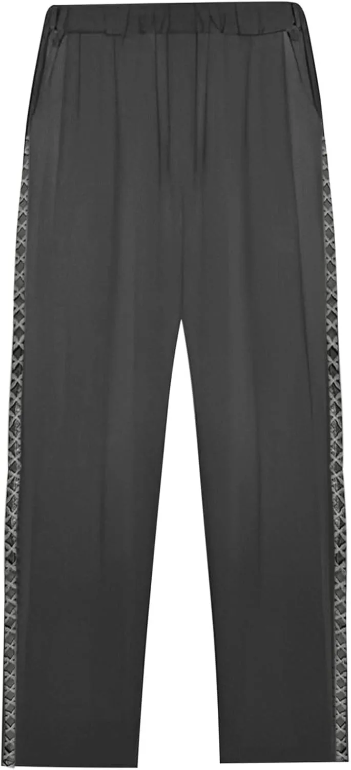 Capris Pants for Women Pants Drawstring Capri Pants with Pockets Wide Leg Cropped Pants for Women Capris Pants for