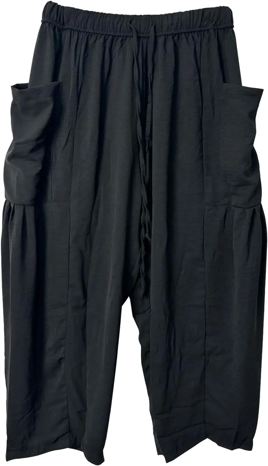 Casual Wide Leg Pants for Women Drawstring Elastic Waist Flowy Loose Pants Long Lounge High Waist Palazzo Pants