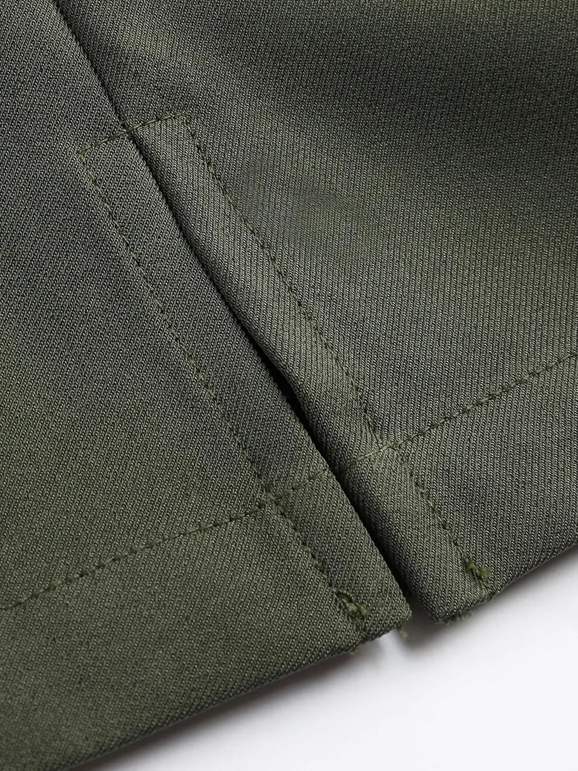 CIDER High Waist Zip Up Slit Mini Skirt