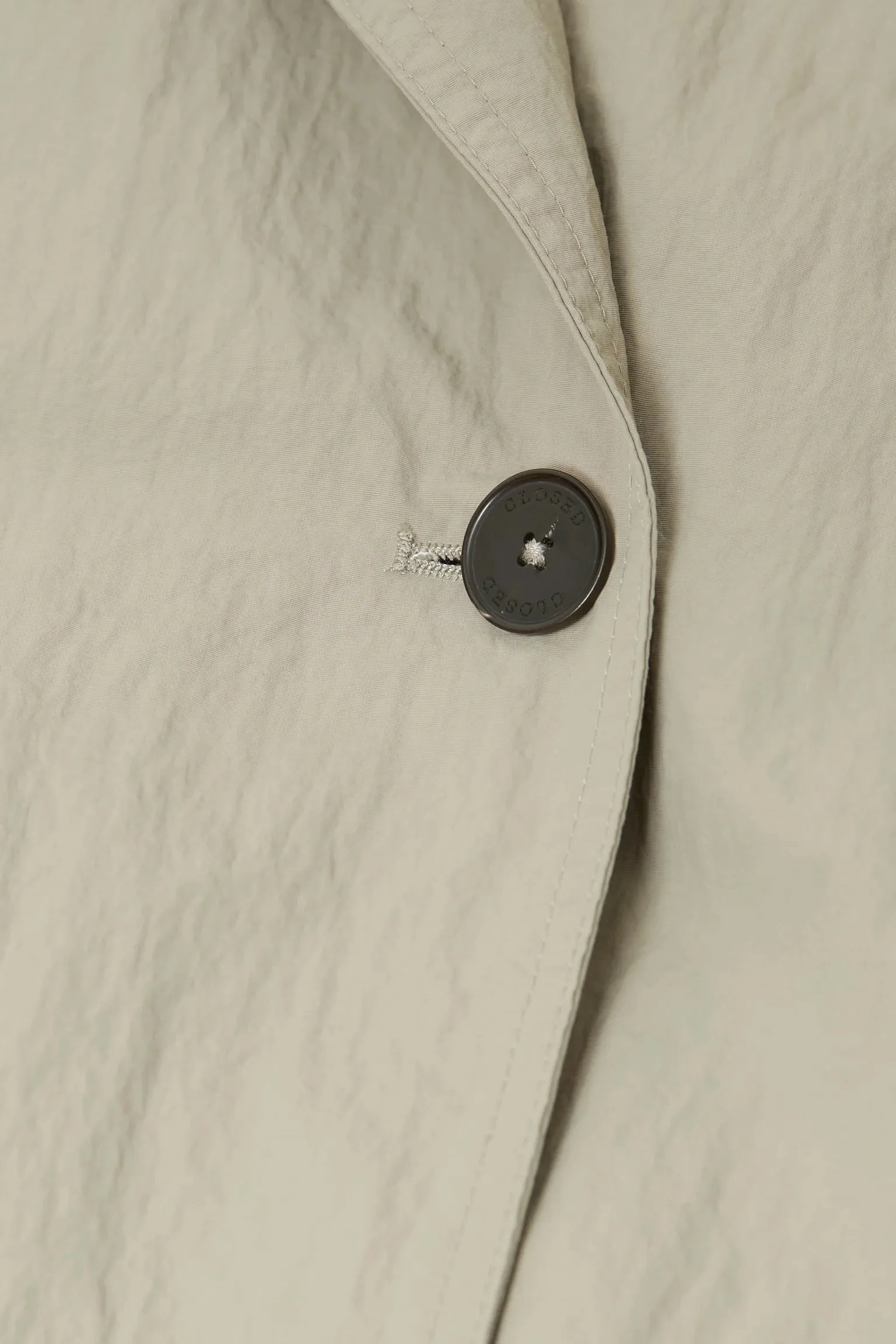 Closed Trench Coat - Warm Sand