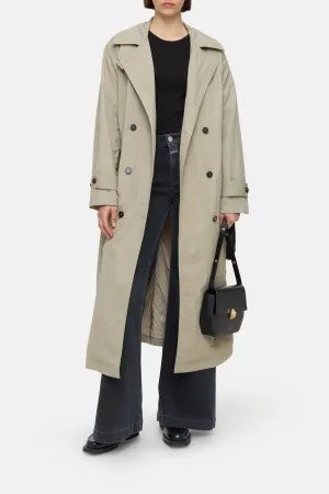 Closed Trench Coat - Warm Sand