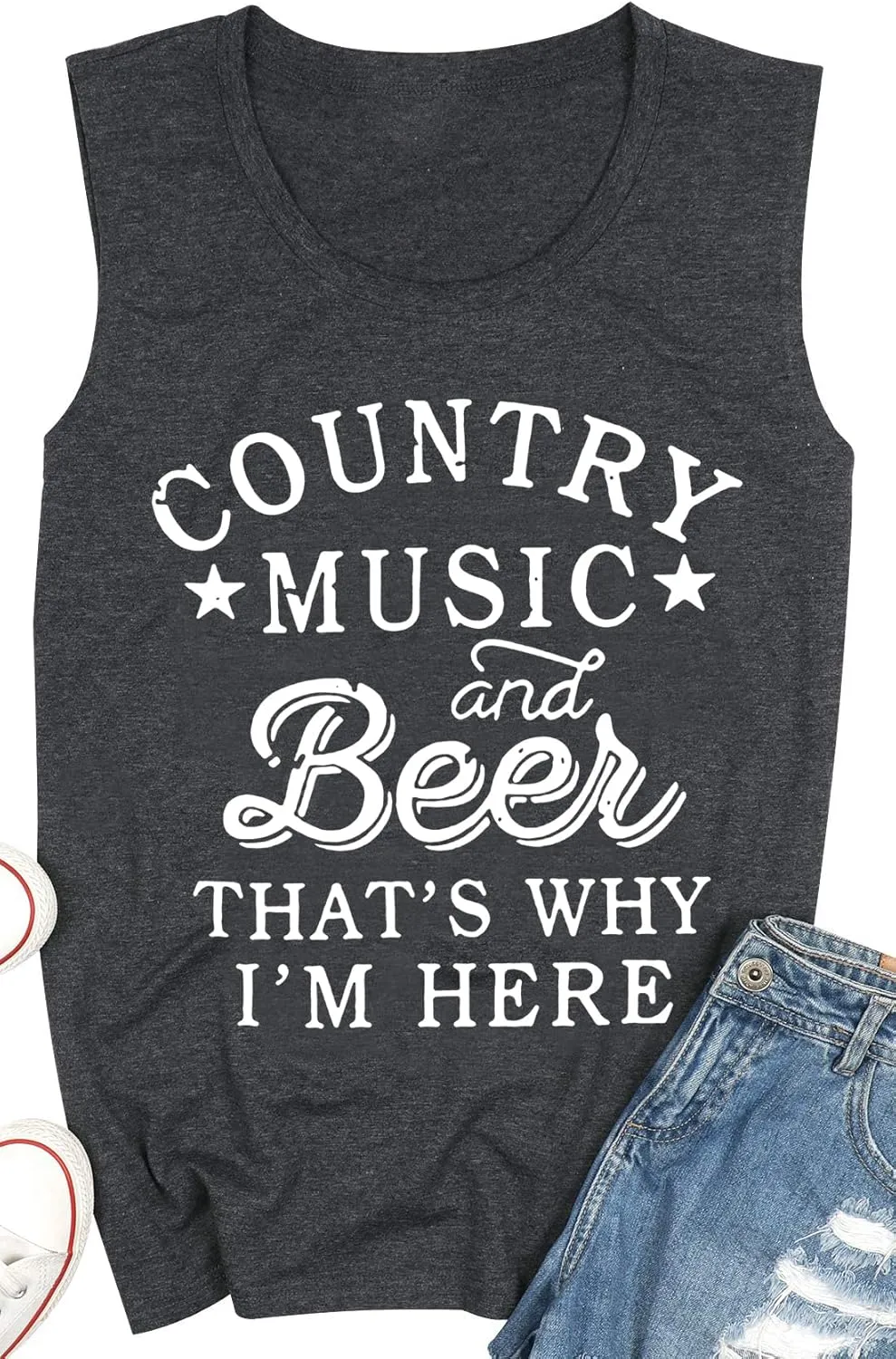 COLORFUL BLING Country Music Tank Tops Women Western Howdy Tees Vest Cowgirl Vacation Sleeveless Tops Concert Outfits