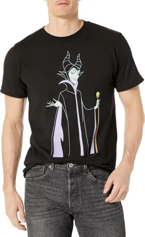 Disney Young Men's Oversized Mal Short Sleeve T-Shirt