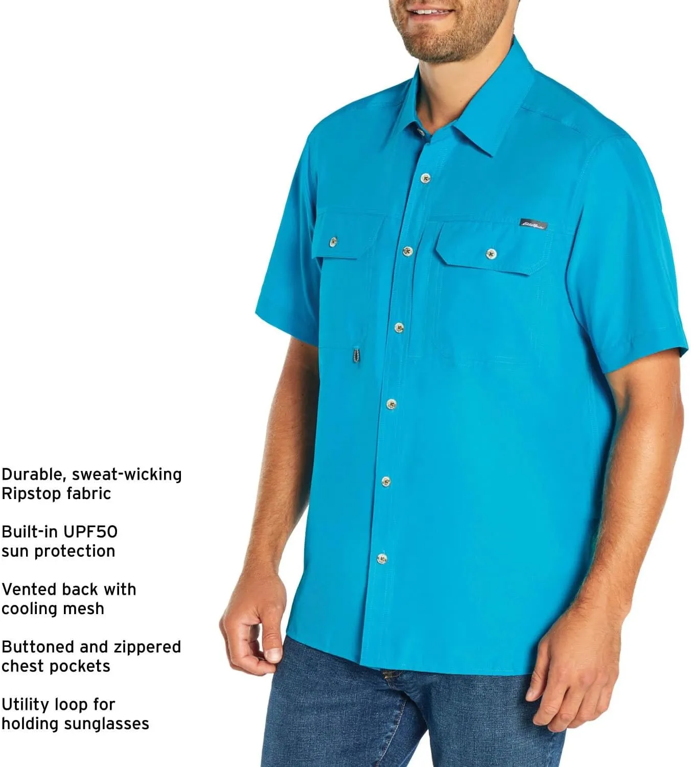 Eddie Bauer Men's Woven Tech Shirt