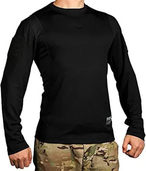 EMERSONGEAR Men's Combat Long Sleeve Shirt, Tactical Airsoft Paintball Hiking Quick Dry Slim Fit T-Shirt