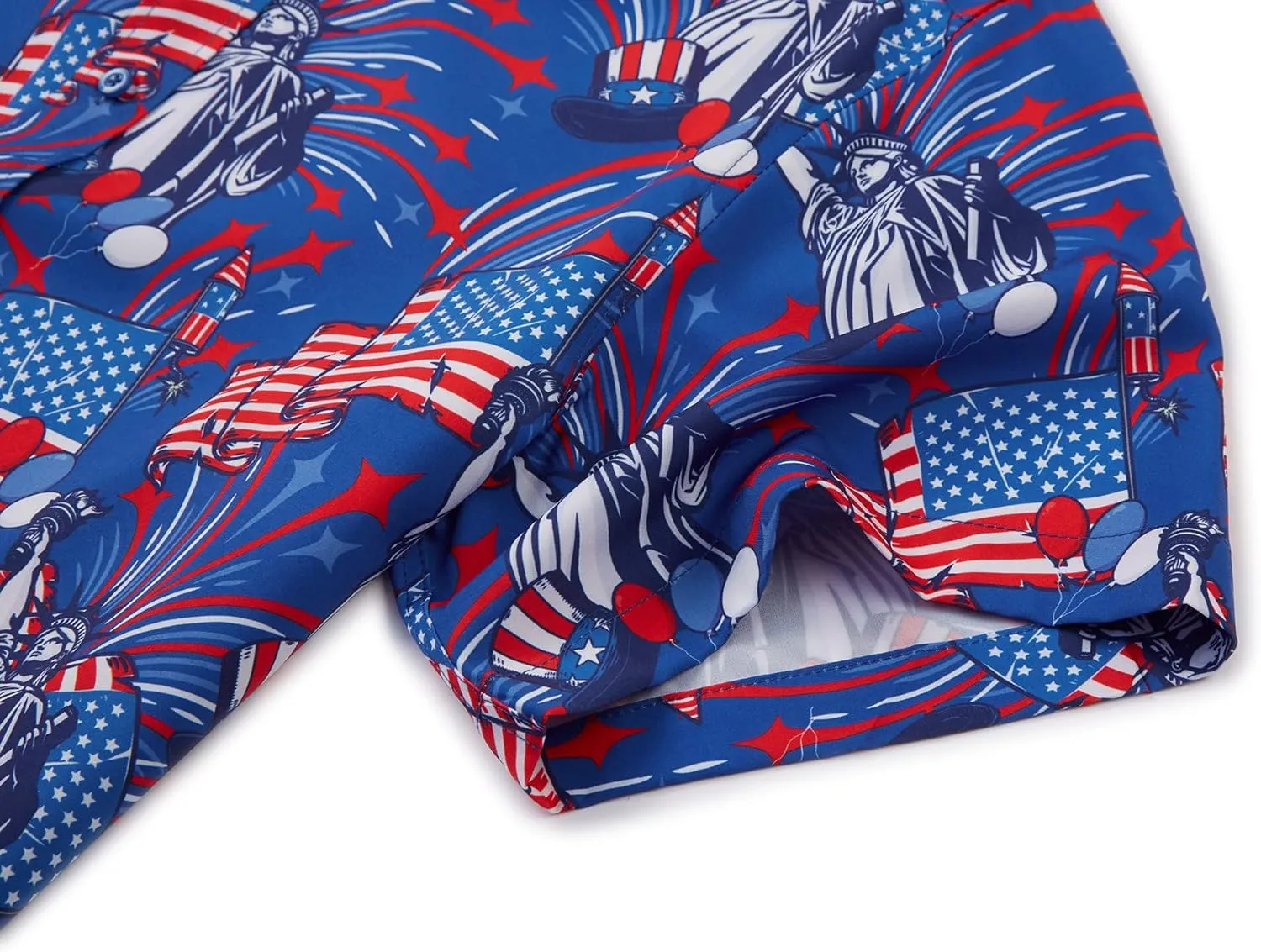 ENVMENST Hawaiian Shirt for Men Short Sleeve Beach Printed Summer Button Down Aloha Shirt(S-3XL)