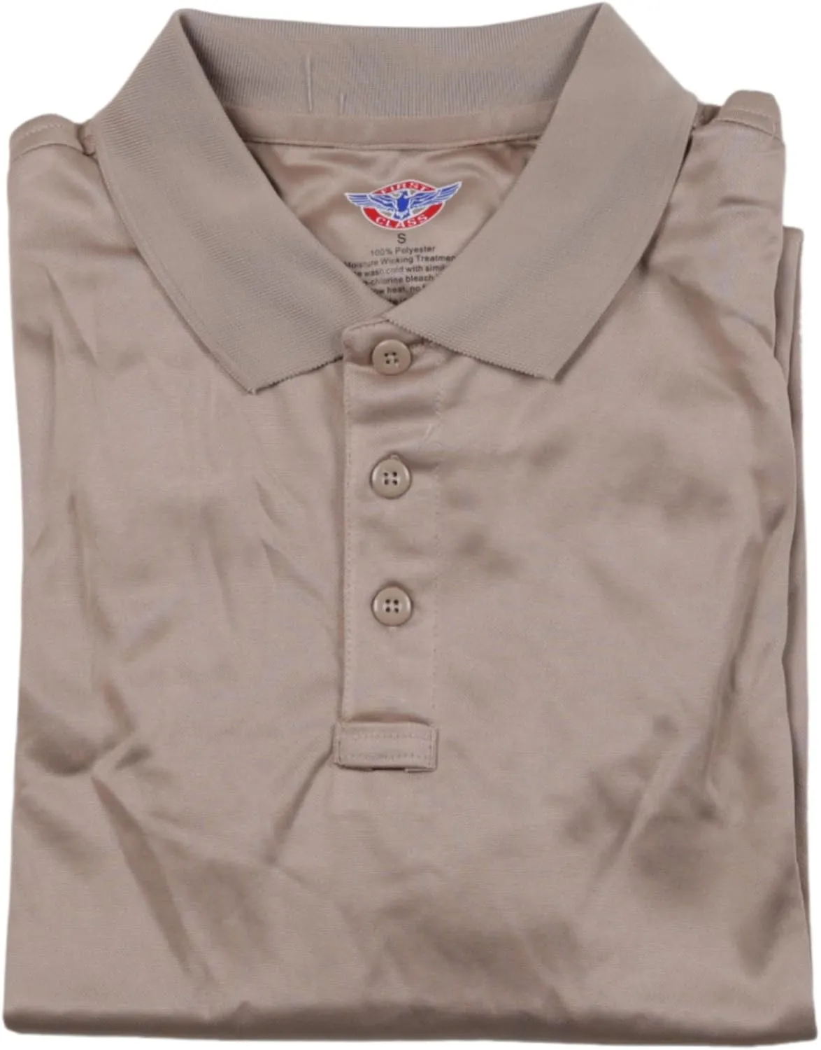 First Class Men's Tactical Performance Polo Shirt, Moisture Wicking, Quick Dry, Lightweight, Short Sleeve Polo Shirt