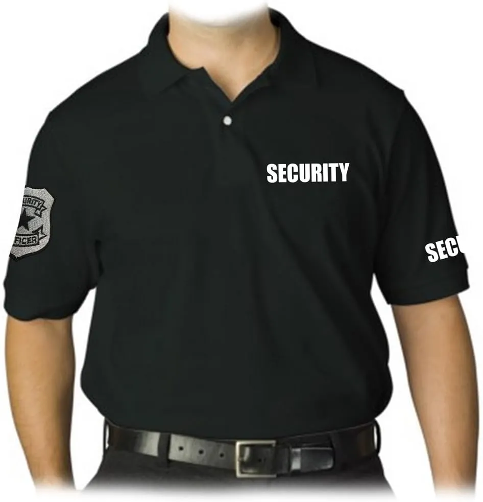 for Men's Security Collar Polo Shirt