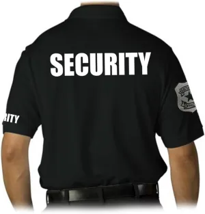for Men's Security Collar Polo Shirt