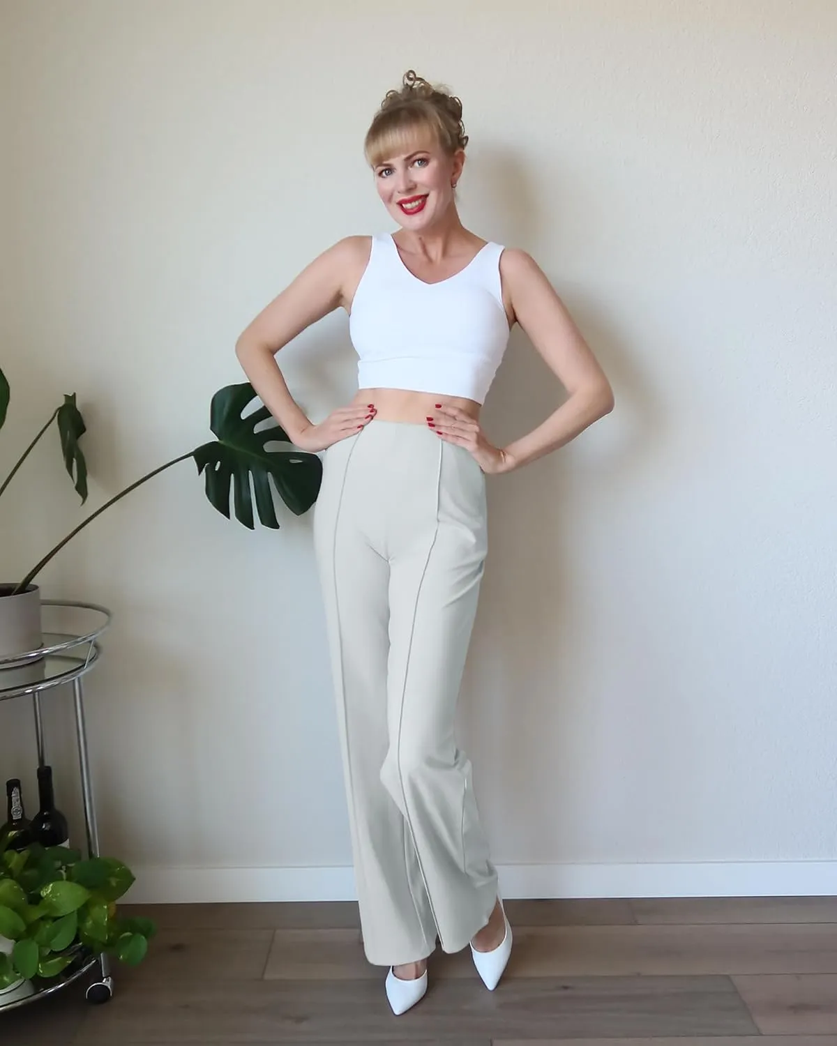 G4Free Wide Leg Pants for Women Yoga Pants with Pockets Stretchy Business Casual Dress Pants Loose Petite/Regular/Tall