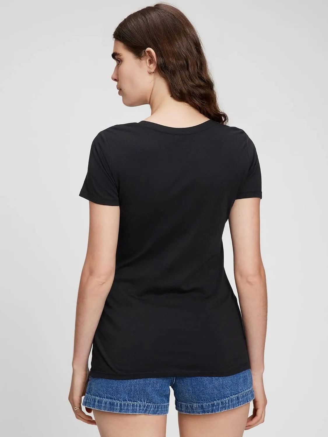 GAP Women's 2-Pack Favorite V-Neck Tee T-Shirt