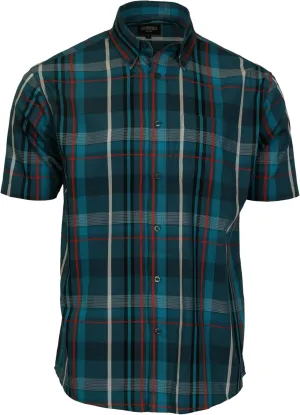 Gioberti Men's Short Sleeve Plaid Shirt