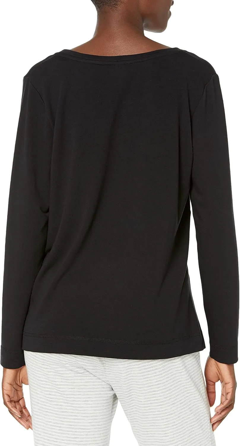 HUE Women's Solid French Terry Lounge Separates