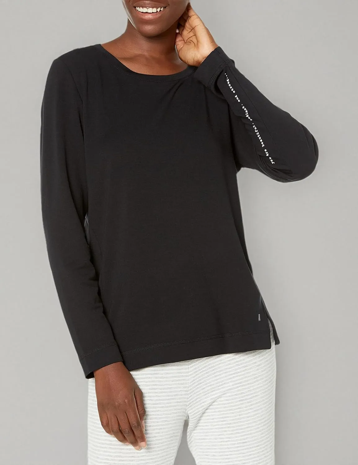 HUE Women's Solid French Terry Lounge Separates