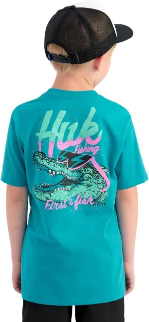 HUK Boys' Short Sleeve Performance Tee, Kids Fishing T-Shirt