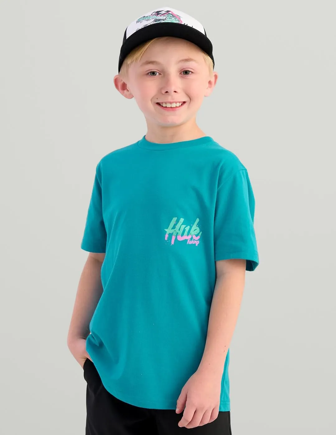 HUK Boys' Short Sleeve Performance Tee, Kids Fishing T-Shirt