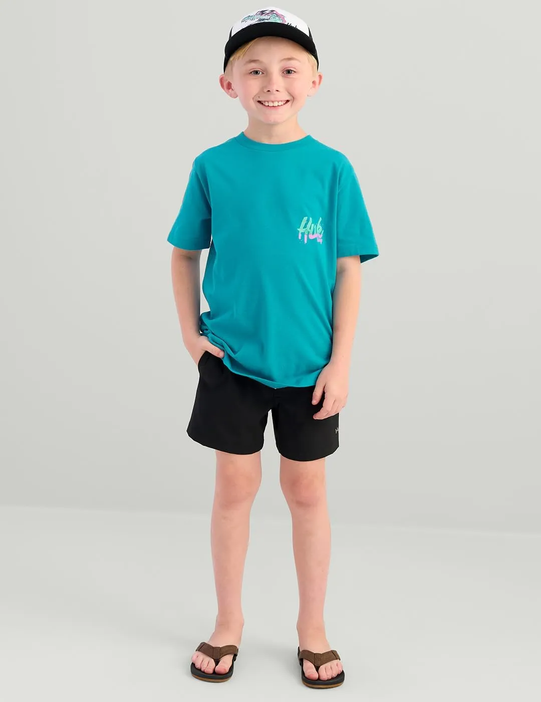 HUK Boys' Short Sleeve Performance Tee, Kids Fishing T-Shirt