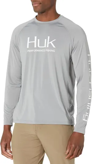 HUK Men's Pursuit Vented Long Sleeve 30 UPF Fishing Shirt