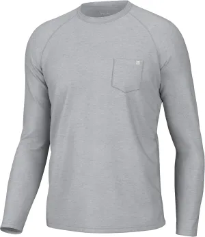 HUK Waypoint Long Sleeve Shirt, Performance Fishing Tee for Men