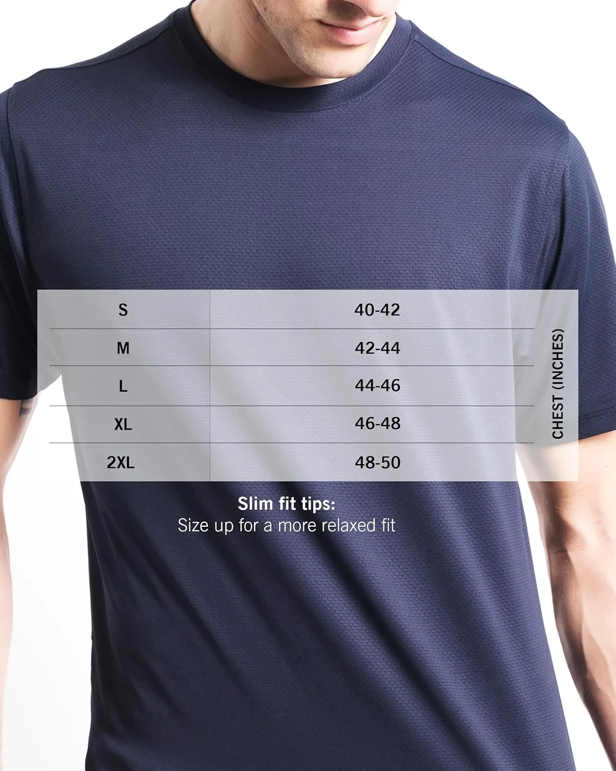 Kenneth Cole REACTION Performance Slim Fit T Shirts for Men Pack of 3 - Quick Dry Moisture Wicking Polyester T-Shirts for Men