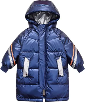 Kids Toddler Baby Girls Boys Winter Warm Thick Solid Cotton Long Sleeve Padded Jacket Coat Clothes 4t Boys Jacket