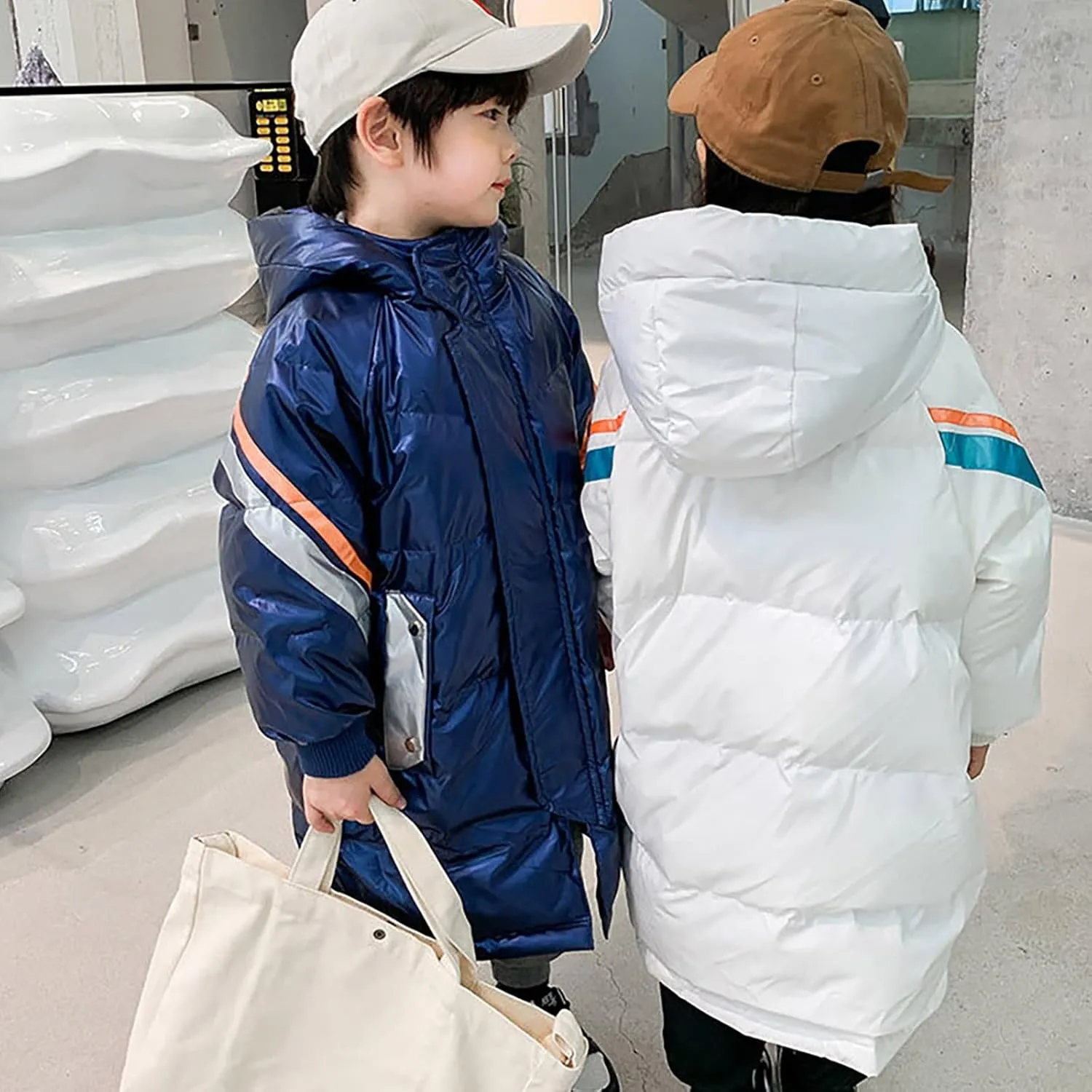 Kids Toddler Baby Girls Boys Winter Warm Thick Solid Cotton Long Sleeve Padded Jacket Coat Clothes 4t Boys Jacket