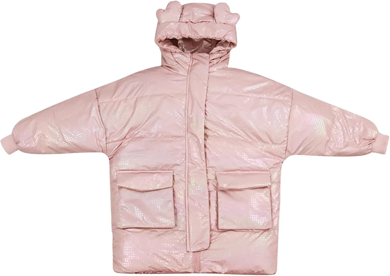 Kids Toddler Baby Girls Boys Winter Warm Thick Solid Cotton Long Sleeve Padded Jacket Coat Clothes Boys Fall Jacket