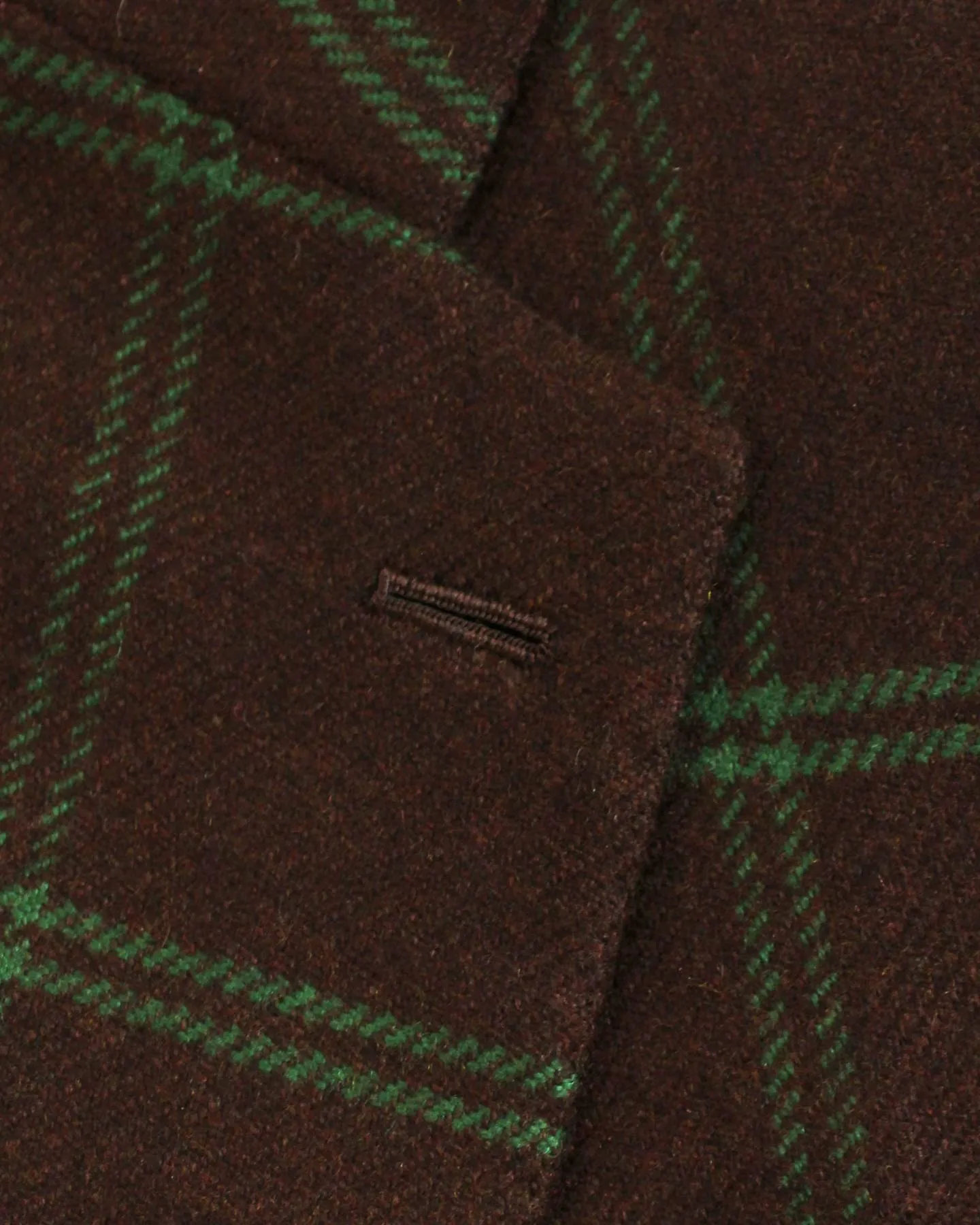 Kiton Cashmere Sport Coat Maroon Green Windowpane 2 Button EUR 50/ US 40 R REDUCED - SALE