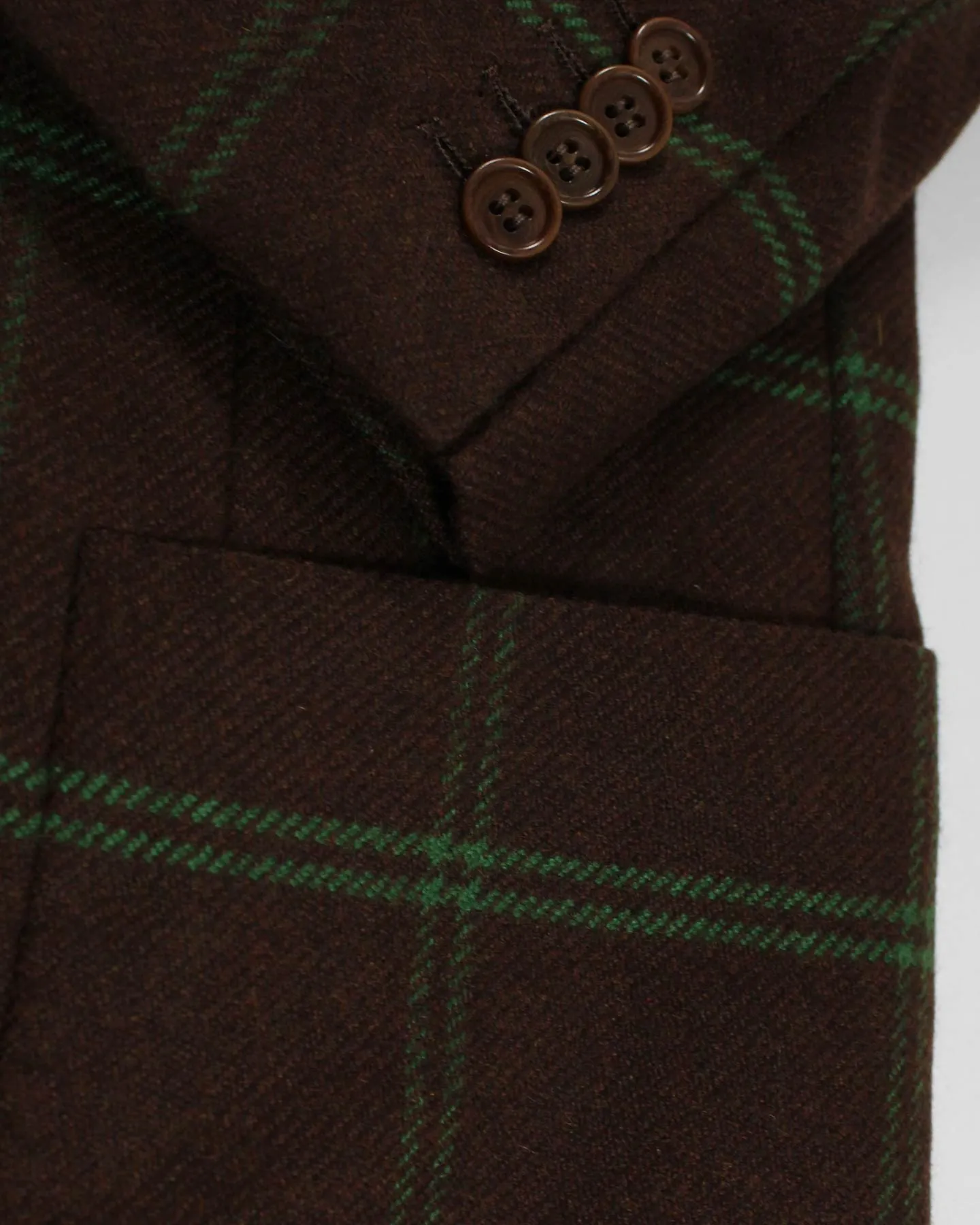 Kiton Cashmere Sport Coat Maroon Green Windowpane 2 Button EUR 50/ US 40 R REDUCED - SALE